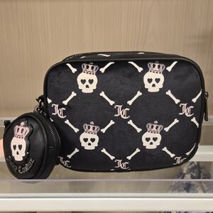 Juicy Couture Skull Haunted Halloween Crossbody Bag
